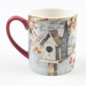 Summer Birdhouse by Tim Coffey 14oz Ceramic Coffee Mug 2016 Lang Companies